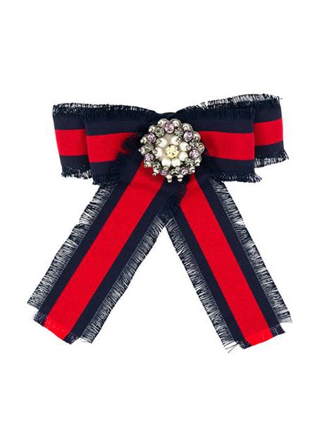 gucci brosche|gucci ribbon brooch for sale.